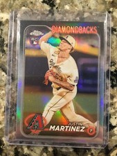 2024 Topps Chrome Justin Martinez Rookie Refractor Arizona Diamondbacks