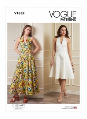 Vogue Schnittmuster 1882 Damen Y5 (18-20-22-24-26)