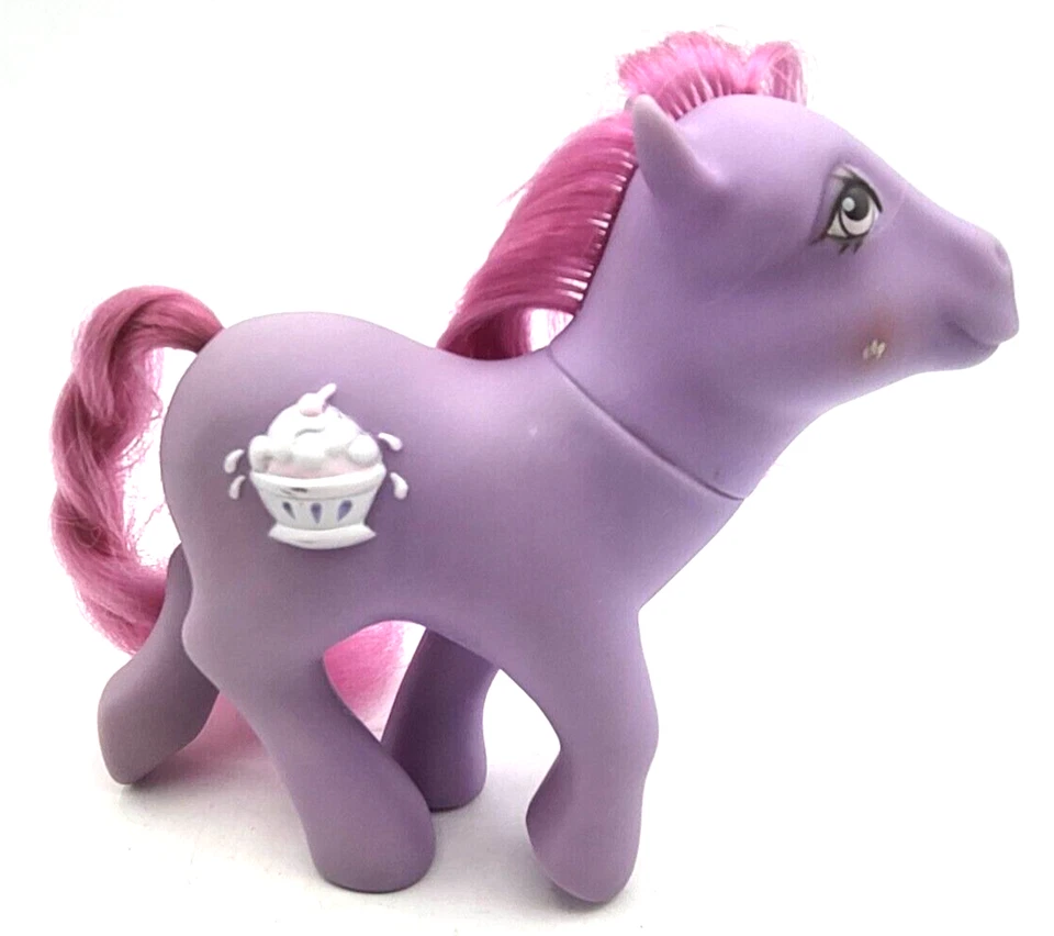 My Little Pony G1 1987 SHERBET Sundae Best Hasbro MLP cuerpo púrpura melena magenta Foto 3 de 4