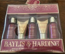 Baylis  Harding 5 Piece Gift Set Pomegranate Fragranced Limited 14 Oz Total NIB