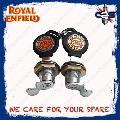 Royal Enfield toolbox lock left & right with key for Bullet 350 Classic 350/500