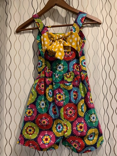Millie Jay Girl's Boutique Romper Shorts Size 6 NEVER WORN New Without Tags - Picture 2 of 2