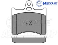 Meyle Bremsbelagsatz, Hinterachse Mit Antikratzplatte 025 203 8915
