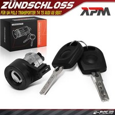 Zündschloss Zündschalter Schlüssel für VW Polo Transporter T4 T5 Audi A3 Seat