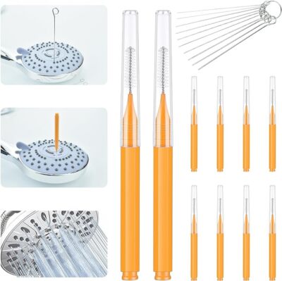 10Pcs Shower Head Cleaning Brush Gap Hole Anti-Clogging Cleaner Brushes Tool