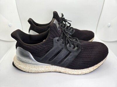 Adidas Ultraboost 4.0 DNA Shoes Men s 9 Black Running Athletic Workout Sneakers
