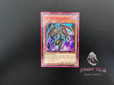Yugioh Evil HERO Infernal Prodigy LDS3-EN024 1st Ed UR Evil HERO Support | eBay Yugioh Evil HERO Infernal Prodigy LDS3-EN024 1st Ed UR Evil HERO Support | eBay