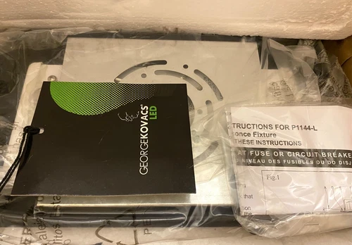 George Kovacs Sirato 11" Tall ADA Outdoor LED Wall Sconce w White Mitered Glass - Picture 2 of 3