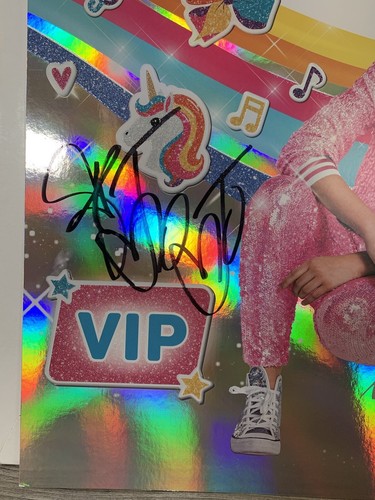 JOJO SIWA SIGNED AUTOGRAPH D.R.E.A.M. DREAM TOUR VIP POSTER C - NICKELODEON STAR - Picture 3 of 4