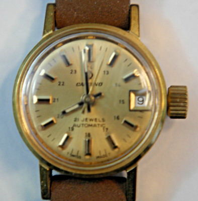 Vintage CANDINO Automatic 21j Swiss Made Women's Wristwatch - Rare