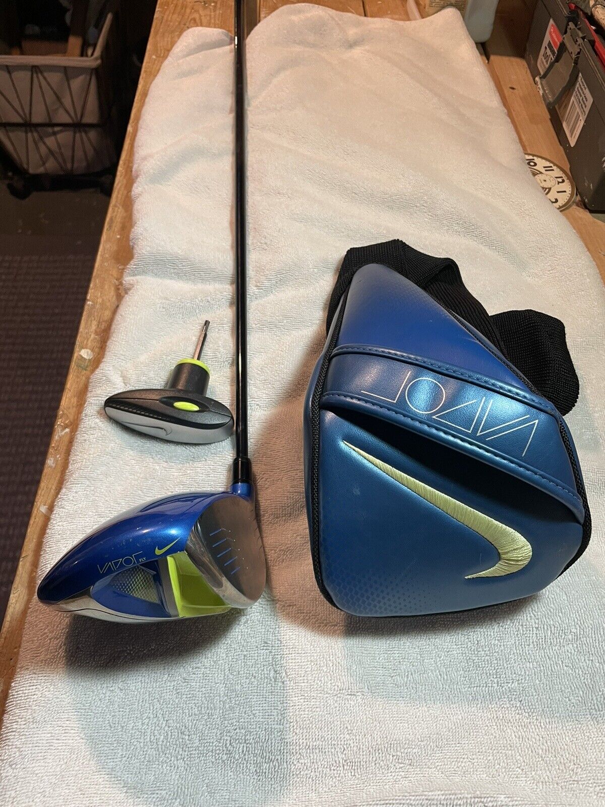 Nike VaporFly Driver CK 50 Flex-R  w/ Head Cover + Screwdriver - USED Good Cond