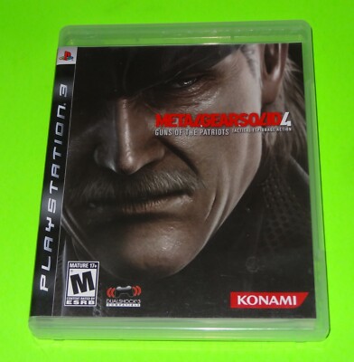 Metal Gear Solid 4: Guns of the Patriots (PlayStation 3 PS3) *COMPLETE - TESTED*