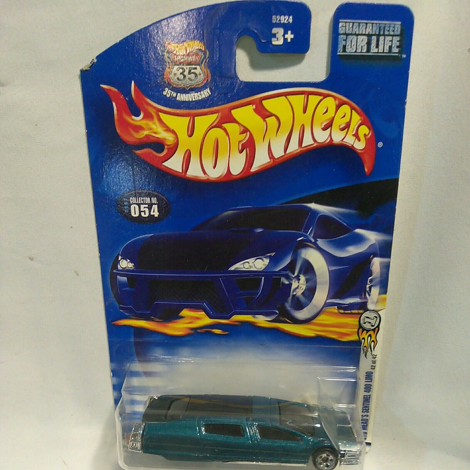Hot Wheels 2002 First Editions Syd Mead's Sentinel 400 Limo 42/42 Diecast Mattel