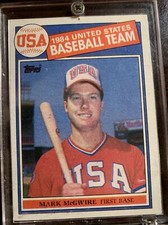 1985 Topps #401 Mark McGwire Rookie RC