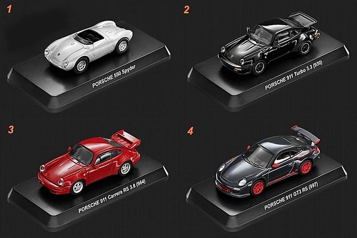 Porsche model Car Collection 1:64 zinc alloy Limited Diecast