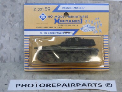 Roco Minitanks (NEW) 1/87 Modern US M-47 Patton Medium Battle Tank Lot #6685 