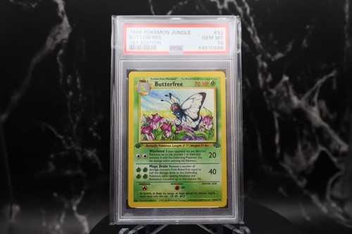 Butterfree (1st Edition) graded PSA 10 for sale on eBay