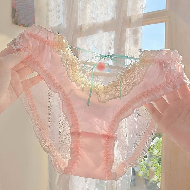 Sexy Japanese Mori Girls Low Waist Briefs Underwear Underpants Sweet Panties