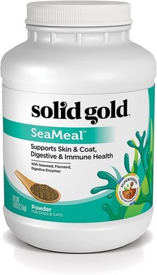 Solid Gold Cat & Dog Multivitamin Powder - Kelp Powder, Omega 3 & Vitamins 5lb