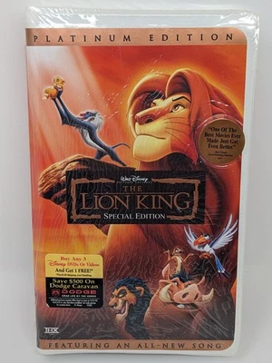 Disney Platinum Edition VHS The Lion King König der Löwen Sealed NEU - Bild 1 von 4