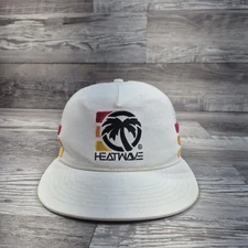 Heatwave Surfing Beach Hat Cap Adult Mens Adjustable Snapback Trucker Meshback 