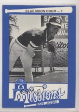 1977 Mr Chef's Fish & Chix San Jose Missions Blue Moon Odom #3 00ah