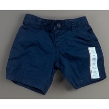 Cat  Jack Boys Adjustable Waist Flat Front Shorts in Navy Sz 4 New