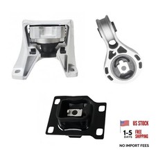 3PCS Engine Motor Mounts Transmission Mount Kit - Compatible with 2008-2011