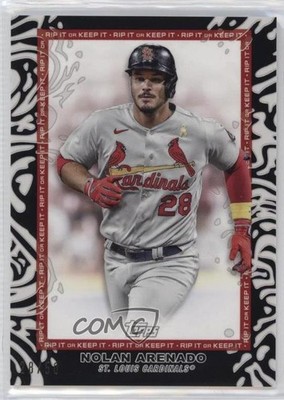 2022 Topps Rip Black Ripped /50 Nolan Arenado #80 4z8
