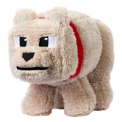 A Minecraft Movie Plüschfigur Dennis the Wolf 20 cm