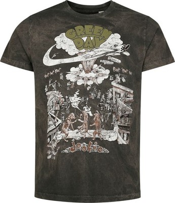 Green Day T-Shirt Herren Dookie Scene grau Band-Merch, Bands 100% Baumwolle XXL