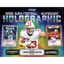 2026 Pulse Aura Holographic Football Heat Seeker Edition Box Sealed 26PUFACHSE