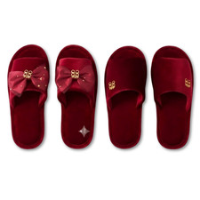 Juego de zapatillas de boda chinas Double Happiness, parejas a juego para él y para ella