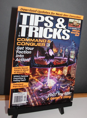 Tips & Tricks Command & Conquer 3 Cover Back Issue June 2007 Gaming Magazine