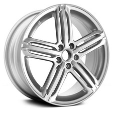 For Audi S4 09-16 Alloy Factory Wheel Triple 5-spoke Silver 19x8.5 Alloy Factory For Audi S4 09-16 Alloy Factory Wheel Triple 5-spoke Silver 19x8.5 Alloy Factory