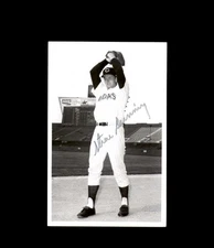 Steve Dunning Signed Vintage Photo Postcard Cleveland Indians Autographed