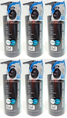 ( Lot 6 ) Soo AE Black Charcoal Double Bubble 2 in 1 Cleanser & Mask 6.76 ozEach