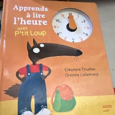 Ptit Loup Interactive Clock Book French Learn...