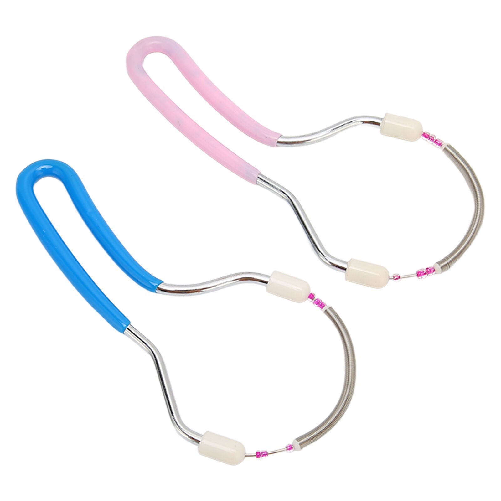 2pcs Spring Facial Hair Remover Women Portable Threading Face Epilator