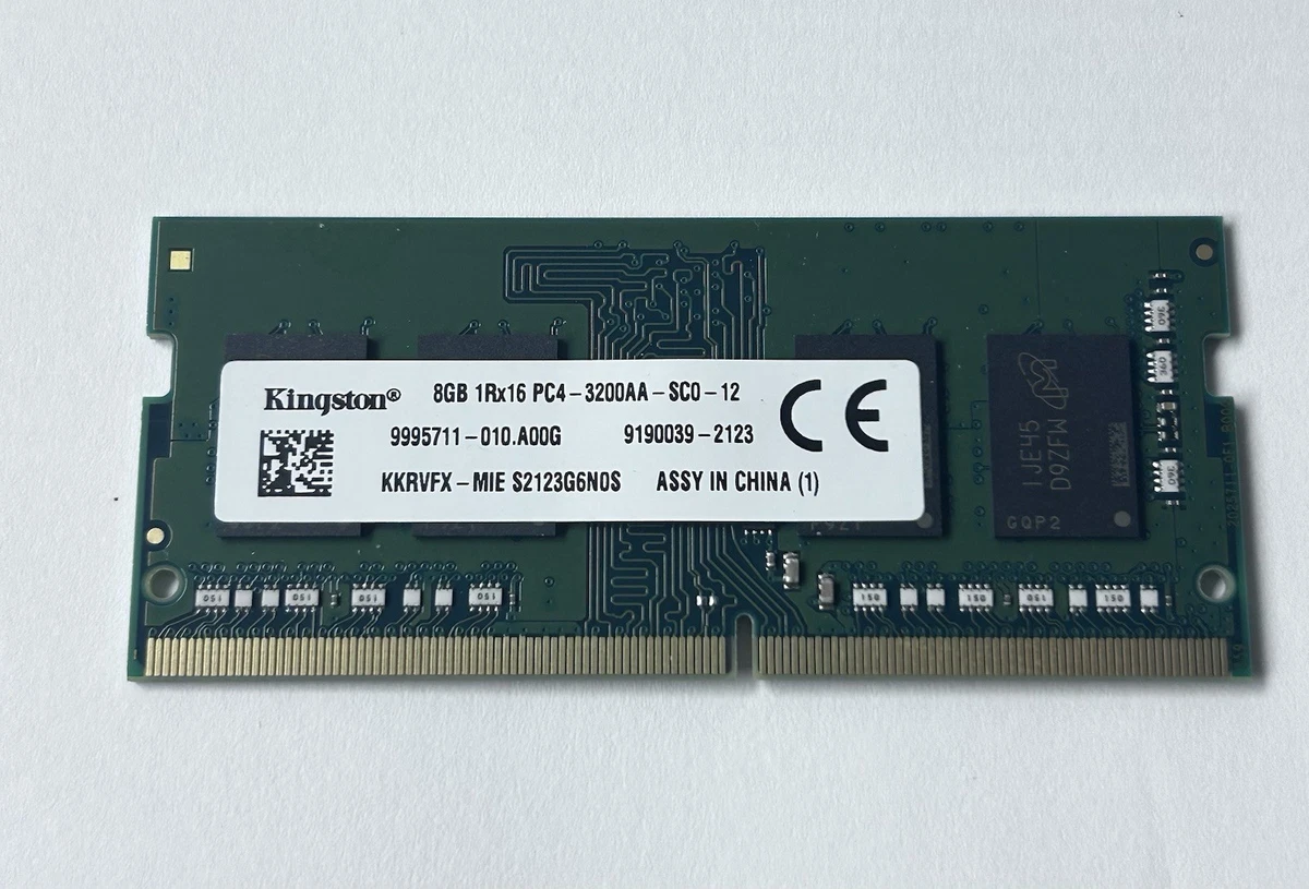 Kingston DDR4 SDRAM 8 GB Capacity per Module Memory (RAM) for sale