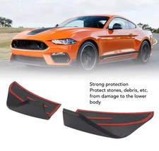 Universal Front Bumper Lip Splitter Canards Side Winglet Spoiler Body Kit Abs
