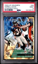 1999 Upper Deck Hologrfx TERRELL DAVIS StarView Gold PSA 9 - POP 1 None Higher