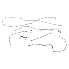 Brake Line Kit Complete Tubes Manual Drum 1956-62 Chevrolet Corvette OE Steel