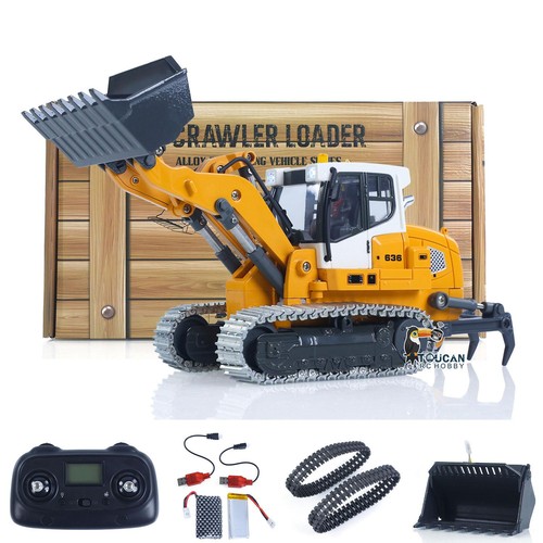 1:50 Scale RC Lifting Tracked Loader LR636 2.4G Construction Vehicle RTR Model - Picture 3 of 12