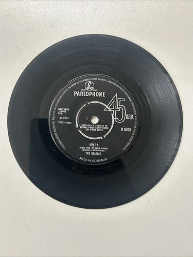 The Beatles – Help!/ I'm Down - Original UK Parlophone 7" Solid center -R 5305