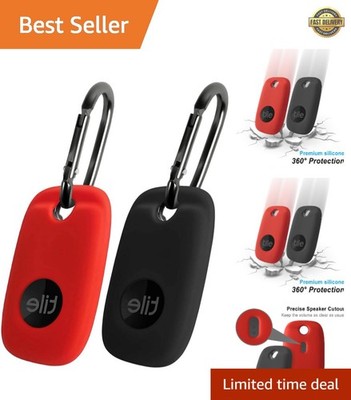 Durable Scratch-Resistant Silicone Cover for Tile Pro 2022 - 2 Pack Red & Black