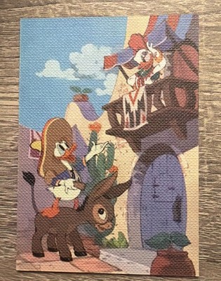 2024 Panini Disney Anthology Don Donald #CN-2 Canvas Card - Short Print