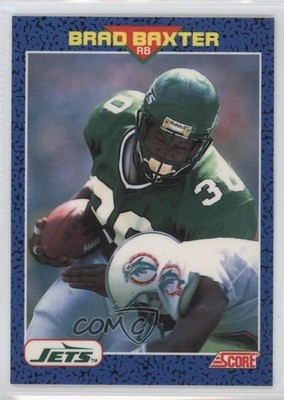 1991 Score Young Superstars Brad Baxter #5 0a2