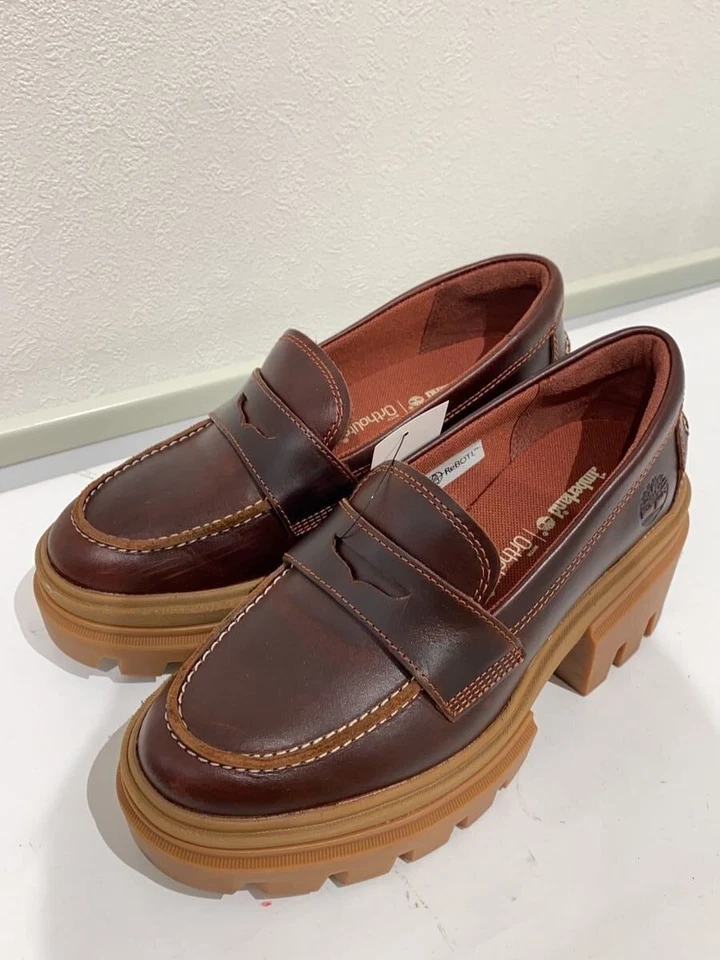 Timberland 乐福鞋 Everleigh 乐福鞋 22.5 厘米 BRW A9519 二手 — 第 2/4 张图片