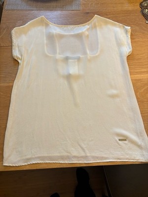 DSQUARED Women s Size 40 Cream Colored Top Bow Detail On Back 